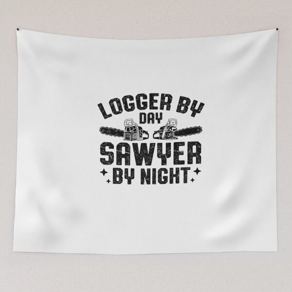 Item preview, Logger by Day Sawyer by Night Chainsaw designed and sold by artcultreone.