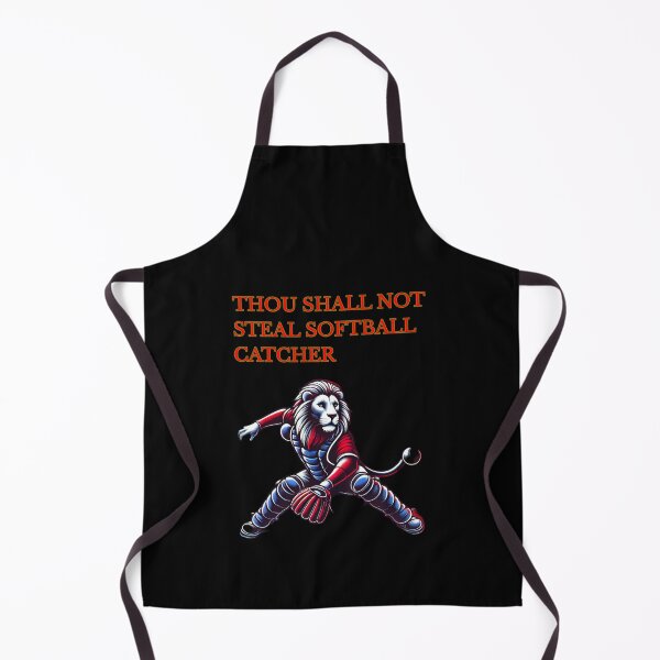 Item preview, Thou Shall Not Steal Softball Catcher designed and sold by TrendsLook.
