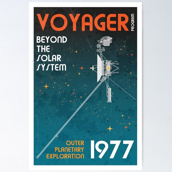 Item preview, Voyager: Beyond The Solar System. 1977 (Retro) designed and sold by BGALAXY.