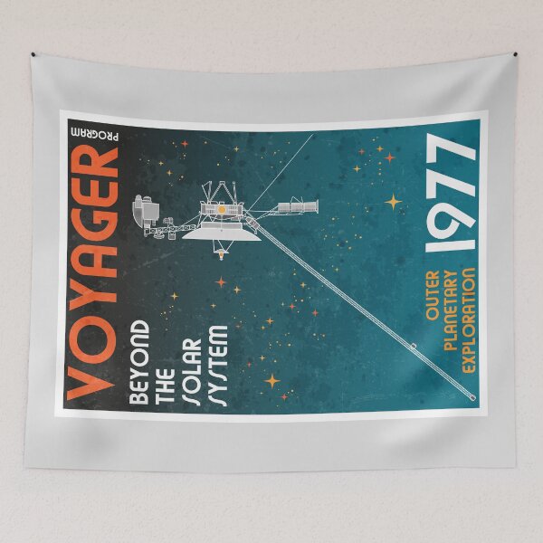 Item preview, Voyager: Beyond The Solar System. 1977 (Retro) designed and sold by BGALAXY.
