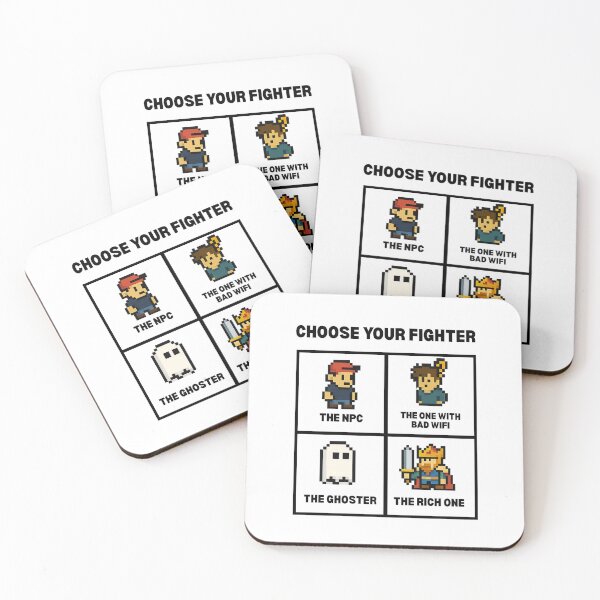 Item preview, Choose Your Fighter Pixel Meme designed and sold by Loot Locker.