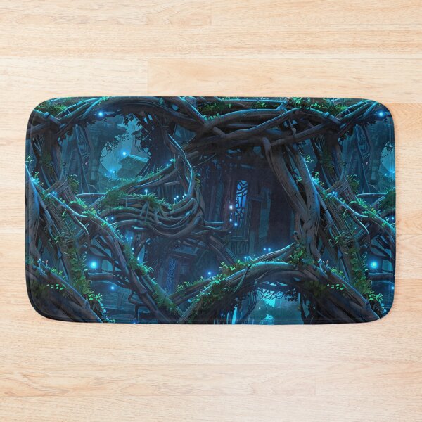 Item preview, Magical Forest Scene with Glowing Vines designed and sold by CoolPixels.