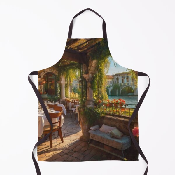 Item preview, A Magical Dining Retreat with a City and Canal View designed and sold by BlareBlare.