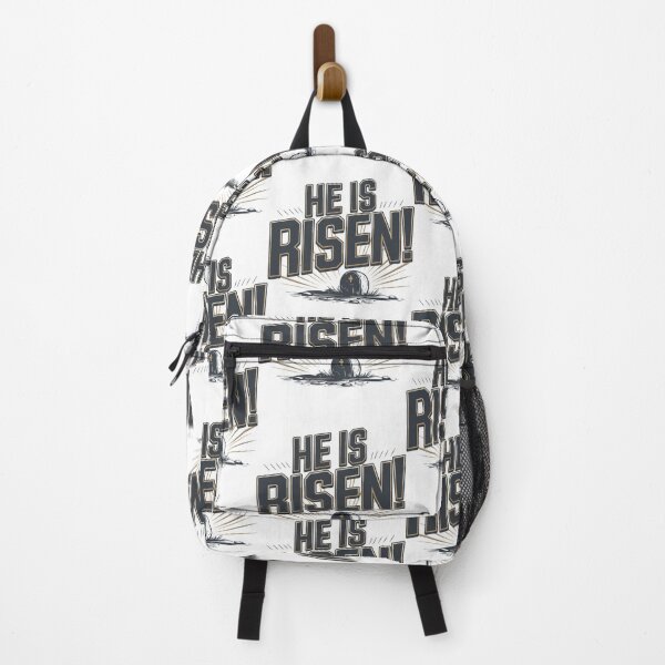 Item preview, He Is Risen! – Powerful Christian Easter Design with Tomb and Bold Message designed and sold by HahaHandlesHub.