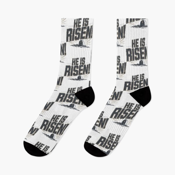 Item preview, He Is Risen! – Powerful Christian Easter Design with Tomb and Bold Message designed and sold by HahaHandlesHub.