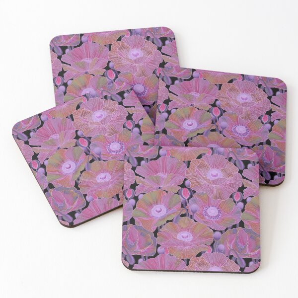 Item preview, Celestial Poppies - Bubblegum Pink designed and sold by Carina Parry Studios.