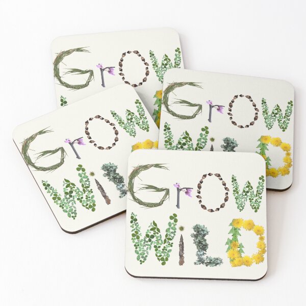 Item preview, Grow Wild - Sustainability Plant Art Floral Design  designed and sold by EveryDayDabble.