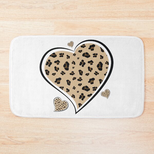 Item preview, Leopard heart pattern designed and sold by Wolagno.