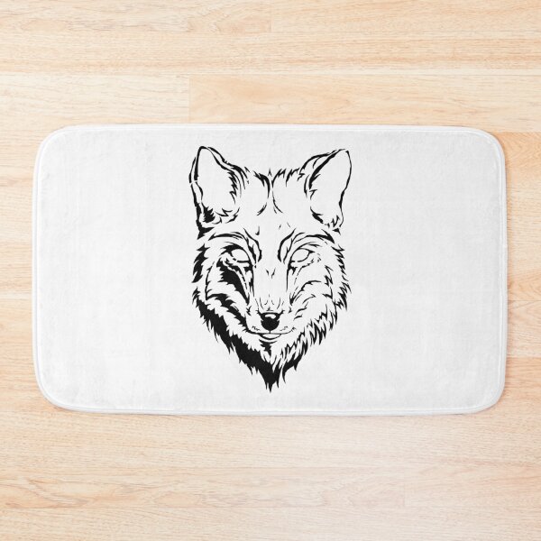 Item preview, Wolf Tribal Woodcut designed and sold by wolfkin-design.