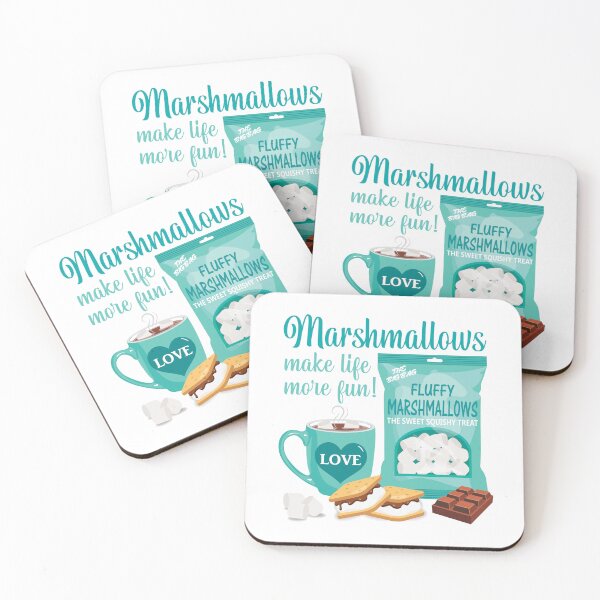Item preview, Marshmallows make life more fun - AQUA designed and sold by StellarFX.