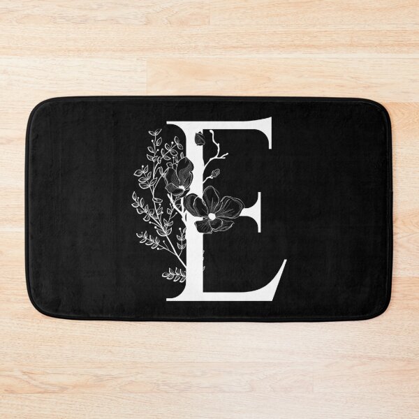 Item preview, Letter E Monogram - Floral Initial designed and sold by ZenNature.