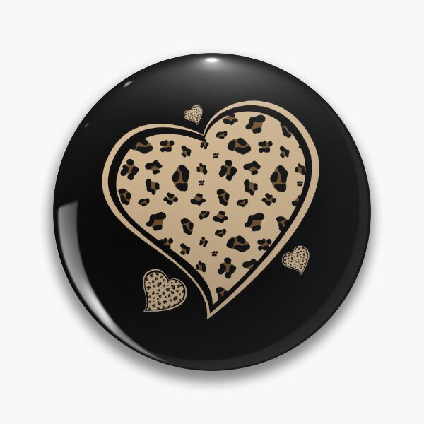 Item preview, Leopard heart pattern designed and sold by Wolagno.