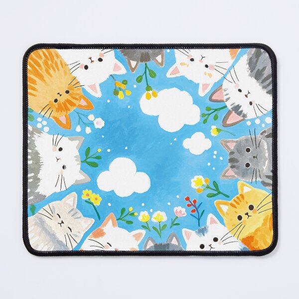 Item preview, Celestial Cats & Floating Florals designed and sold by Kayslab.