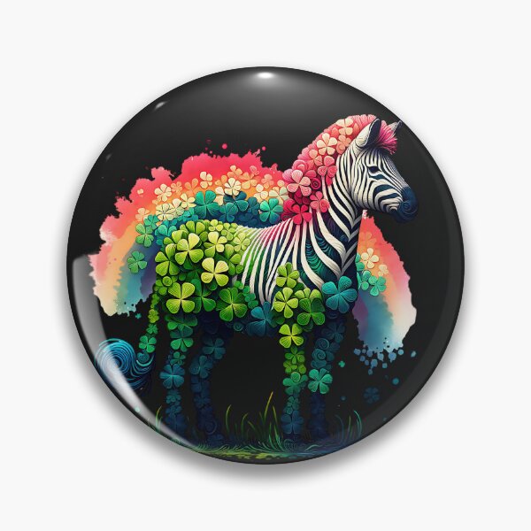 Item preview, Rainbow Zebra designed and sold by AwesomeBeyondLimits.