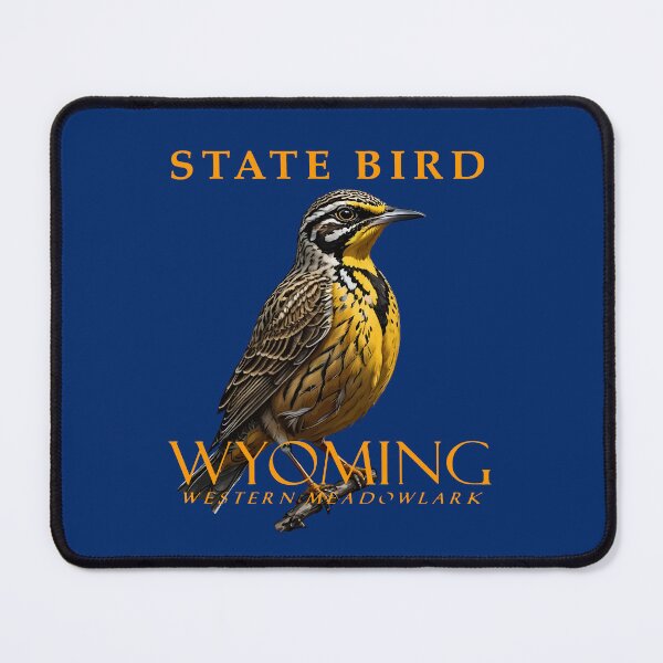 Item preview, Wyoming Territory Bird The Western Meadowlark designed and sold by taiche.