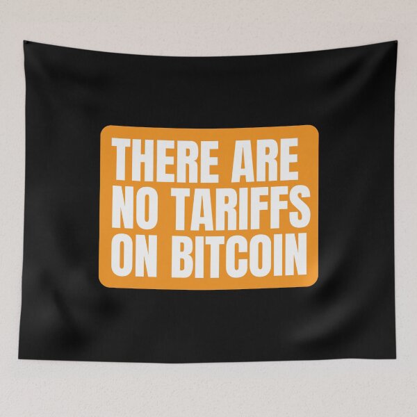 Item preview, There Are No Tariffs on Bitcoin - Funny Crypto Quote for Bitcoin Fans designed and sold by FarmOfCuties.