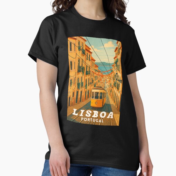 Artikel-Vorschau von Lissabon Portugal Straßenbahn Retro Reise Kunstwerk, designt und verkauft von JackCurtis1991.