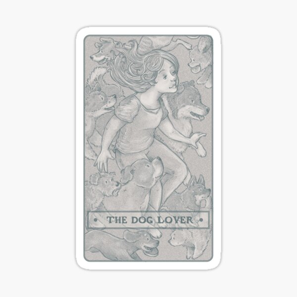 Artikel-Vorschau von Der Hundeliebhaber | Tarotkartenstil, designt und verkauft von Elspeth Rose Design.
