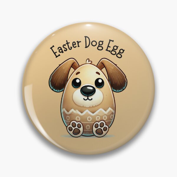 Item preview, Easter Dog Egg designed and sold by BobArtGallery.