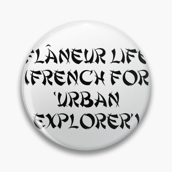 Item preview, Flâneur Life (French for ‘urban explorer’) designed and sold by Ninjacatoff.