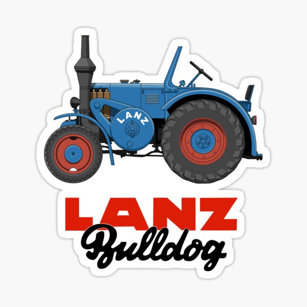 Vista previa del artículo con la obra «Tractor antiguo Lanz Bulldog », diseñado y vendido por softpixel.