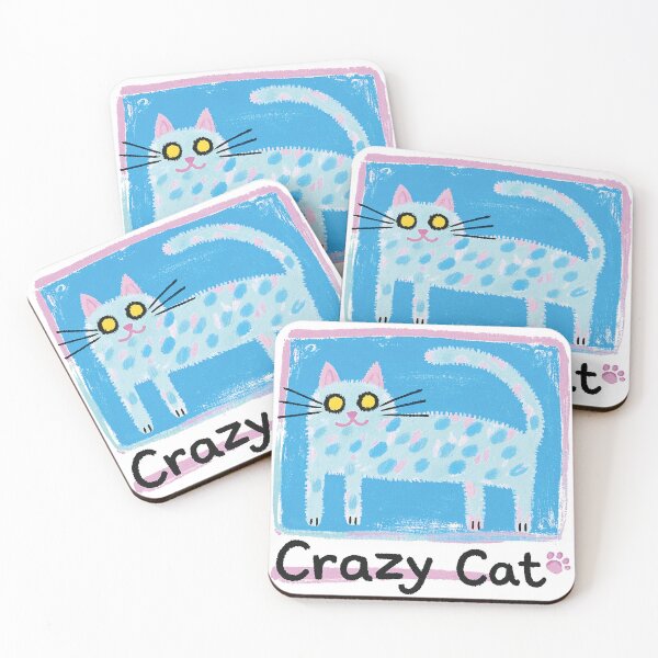 Item preview, crazy cat  designed and sold by Kayslab.