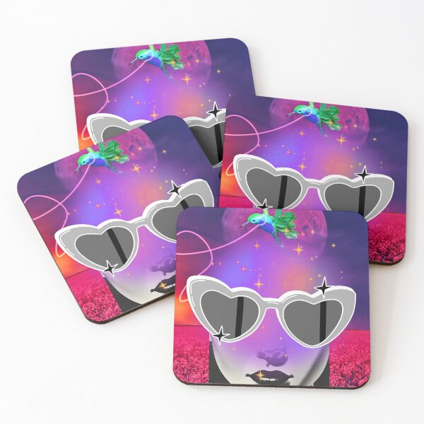 Item preview, Neon Woman in Gray Sunglasses -  Beyond Reality Portrait designed and sold by DreamsArtwear.
