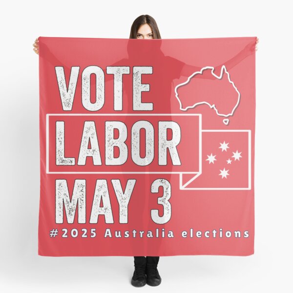 Vista previa del artículo con la obra «Partido Laborista Australiano/Partidario Laborista Política Voto por el Partido Laborista Elecciones australianas 2025 Hombres Mujeres Niños», diseñado y vendido por Taylor  ART.