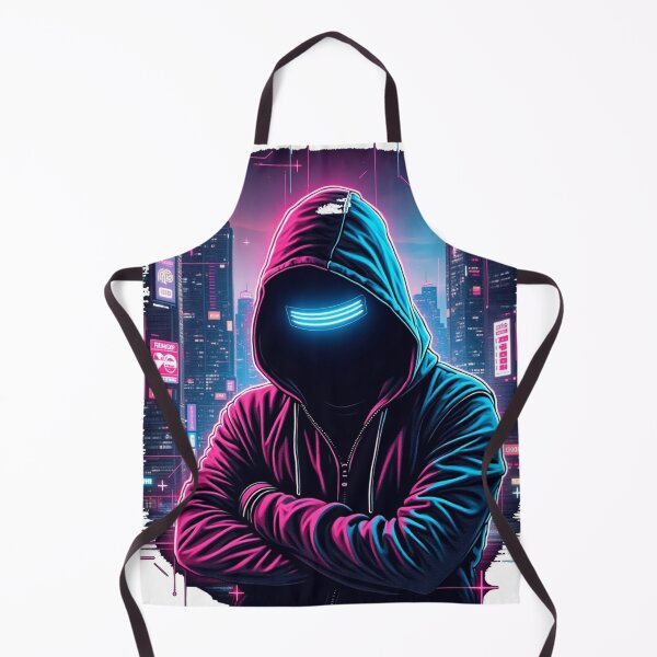 Item preview, Neon Cyber Assassin T-Shirt – Futuristic Techwear Street Style designed and sold by Madustoks.