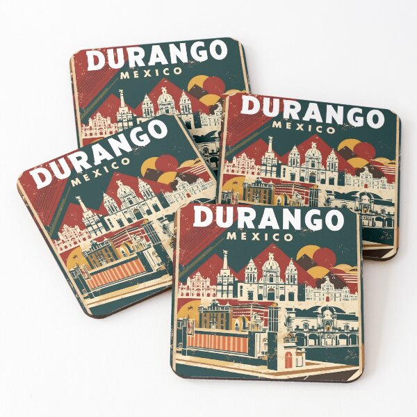 Item preview, Durango Mexico Vintage Travel Tourism designed and sold by TravelersGems.