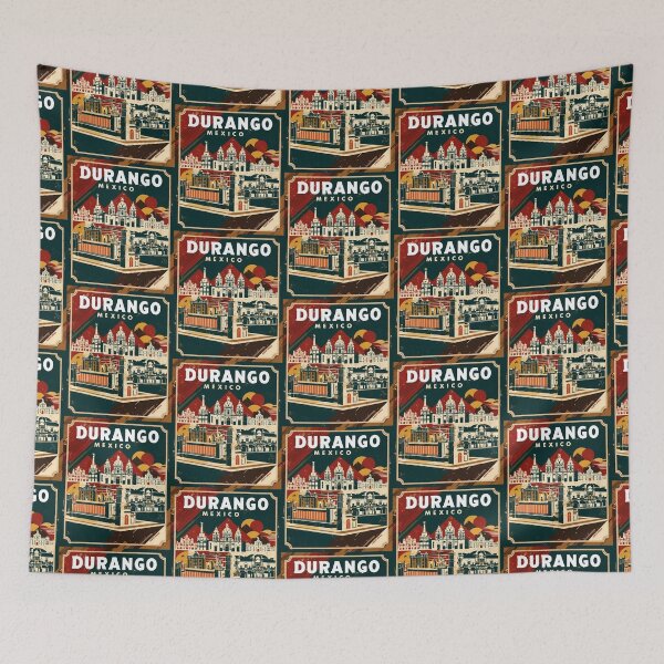 Item preview, Durango Mexico Vintage Travel Tourism designed and sold by TravelersGems.