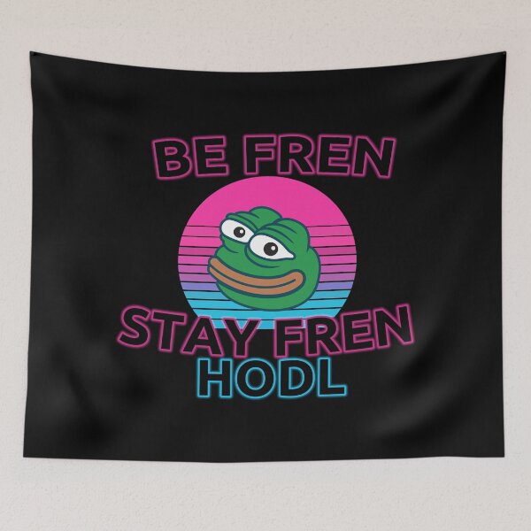 Item preview, Be fren stay fren HODL PEP 4 designed and sold by NoiseToSeeYou.