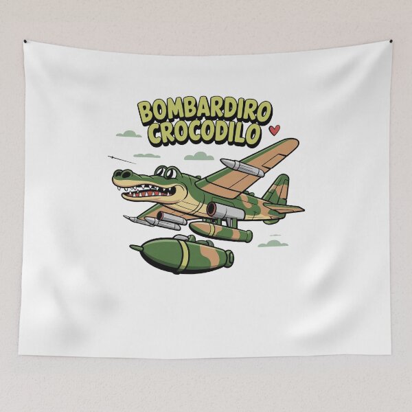 Item preview, Bombardino Crocodilo Meme T-shirt designed and sold by Spyshirt.