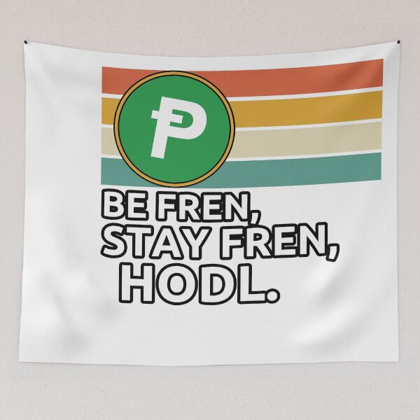 Item preview, fren stay fren HODL PEP 2 designed and sold by NoiseToSeeYou.