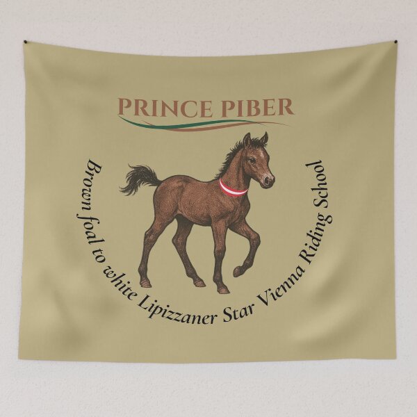 Item preview, Prince Piber – Lipizzaner Foal from Styria designed and sold by mycreastyle.