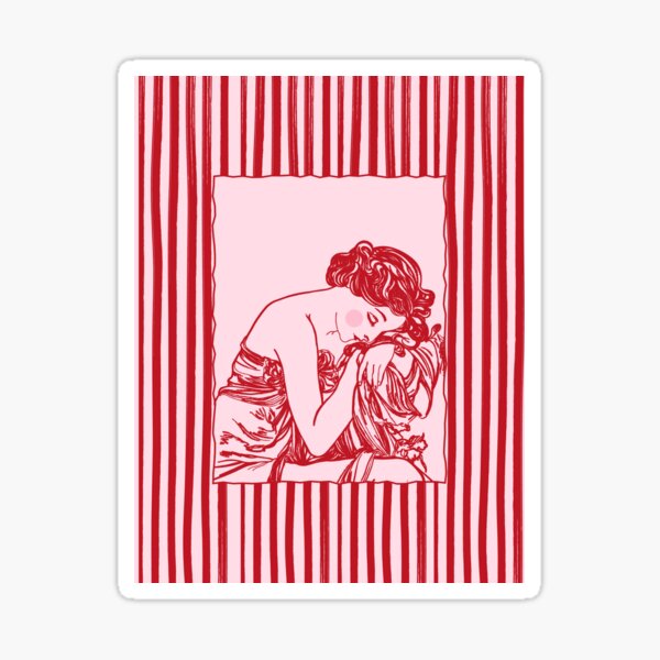 Item preview, Aphrodite | Vintage Greek Goddess in Red & Pink designed and sold by KittyStrand.