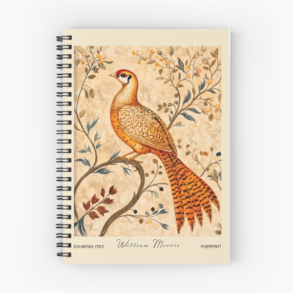 Item preview, William Morris Pheasant Floral Forest designed and sold by MidCenturyStore.