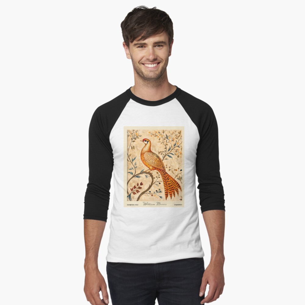 Aperçu de l'œuvre T-shirt baseball manches ¾ créée et vendue par MidCenturyStore.