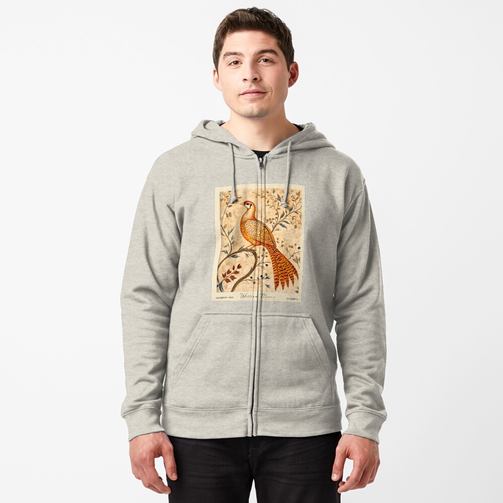 Aperçu de l'œuvre Veste zippée à capuche créée et vendue par MidCenturyStore.