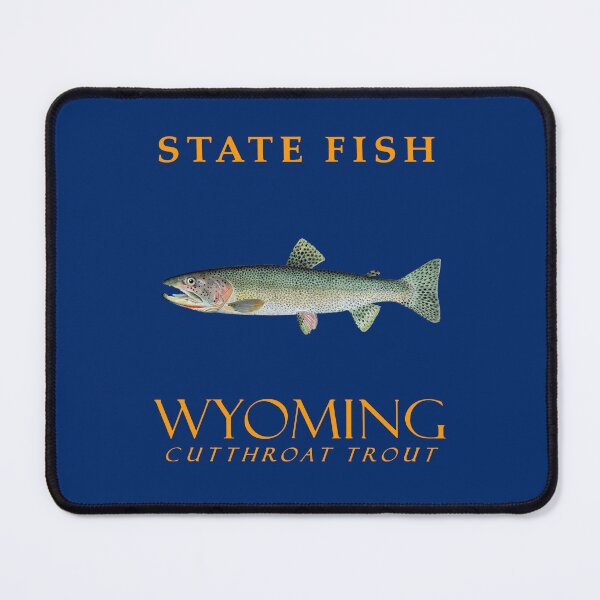 Item preview, Wyoming Territory Fish The Cutthroat Trout designed and sold by taiche.