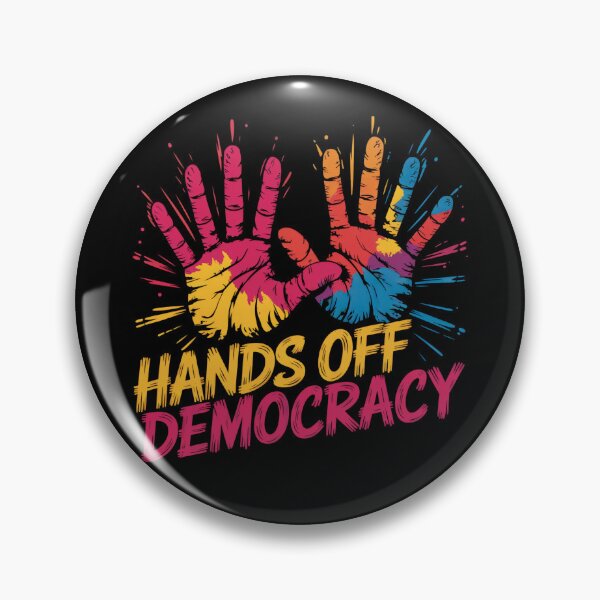 Item preview, Hands off Democracy designed and sold by MadCatPrints.