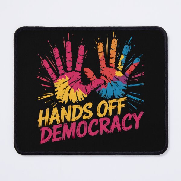 Item preview, Hands off Democracy designed and sold by MadCatPrints.