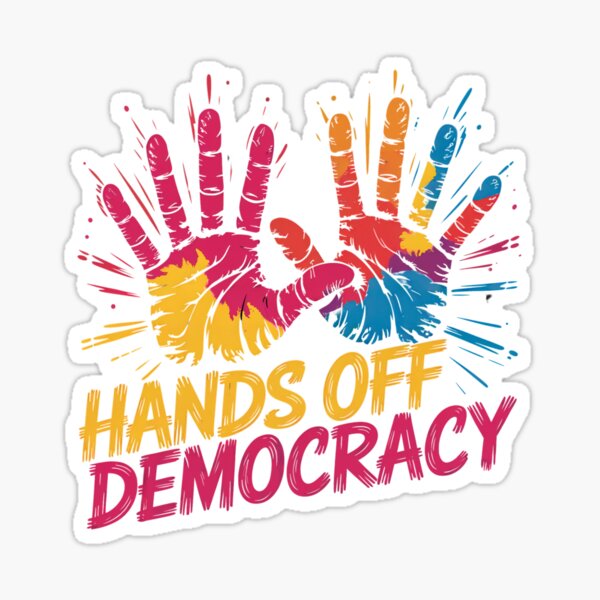 Artikel-Vorschau von Hände weg von der Demokratie, designt und verkauft von MadCatPrints.