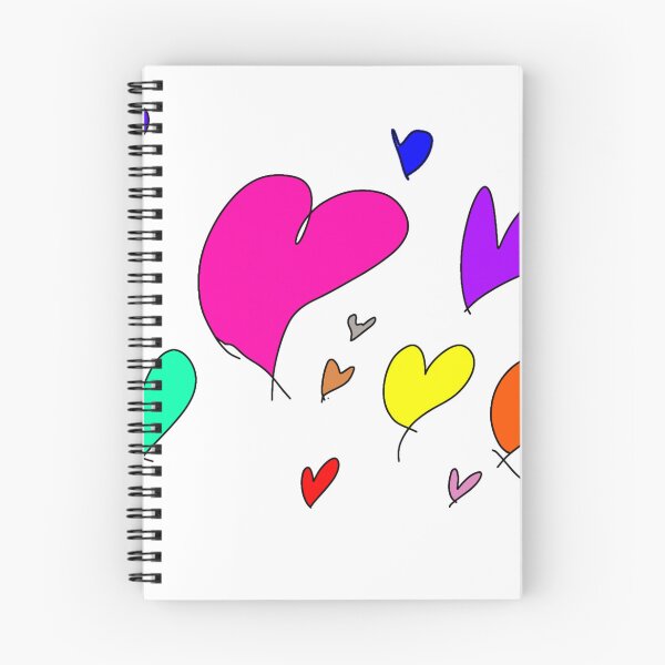 Aperçu de l'œuvre Cœurs arc-en-ciel – L'explosion d'amour de Cande créée et vendue par TheCreativeA.