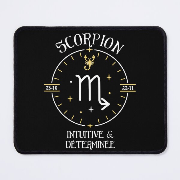 Item preview, Signe du Scorpion - Intuitive et déterminée designed and sold by theduc.