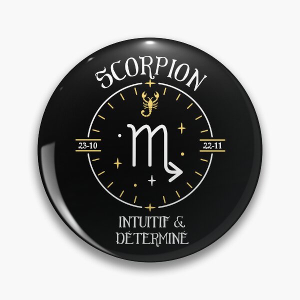 Item preview, Signe du Scorpion - Intuitif et déterminé designed and sold by theduc.