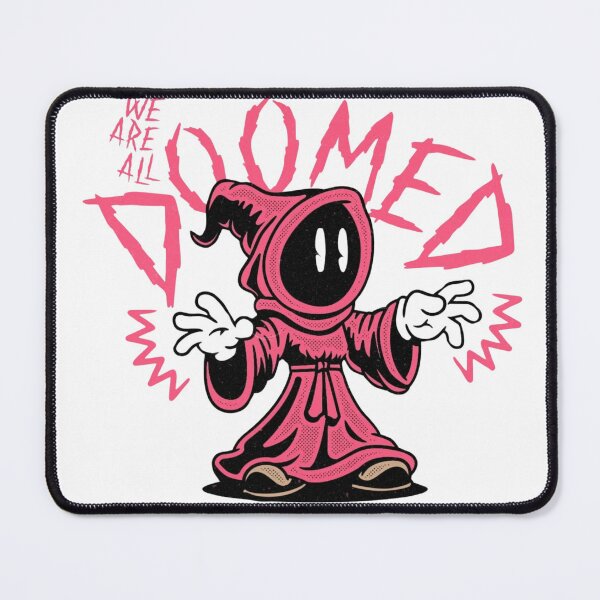 Item preview, We Are All Doomed – Pink Grim Reaper Design designed and sold by mikoscha.