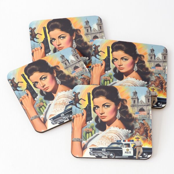 Item preview, Vintage Hispanic Woman designed and sold by PulpVintage.