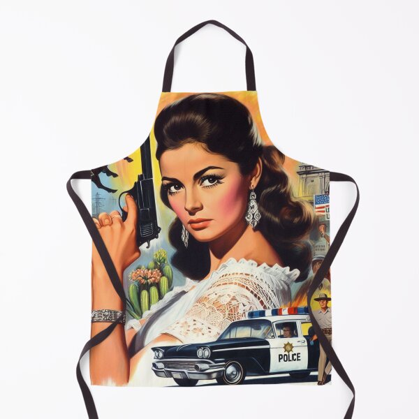 Item preview, Vintage Hispanic Woman designed and sold by PulpVintage.