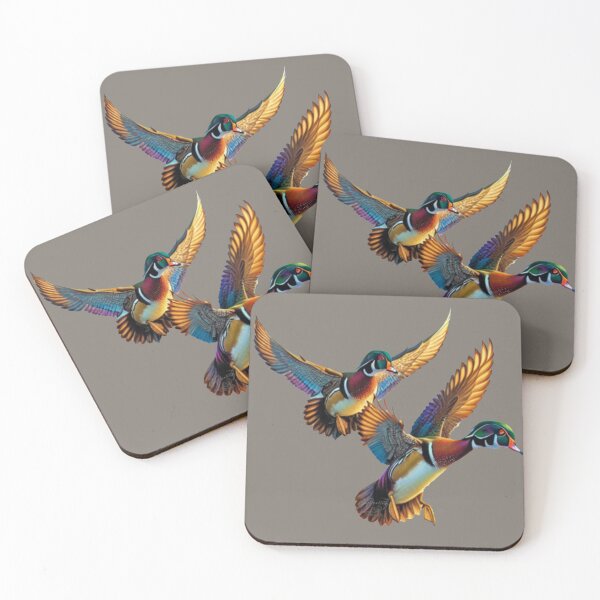 Item preview, Colorful Flying Wood Ducks for Decent designed and sold by LifeCrush.
